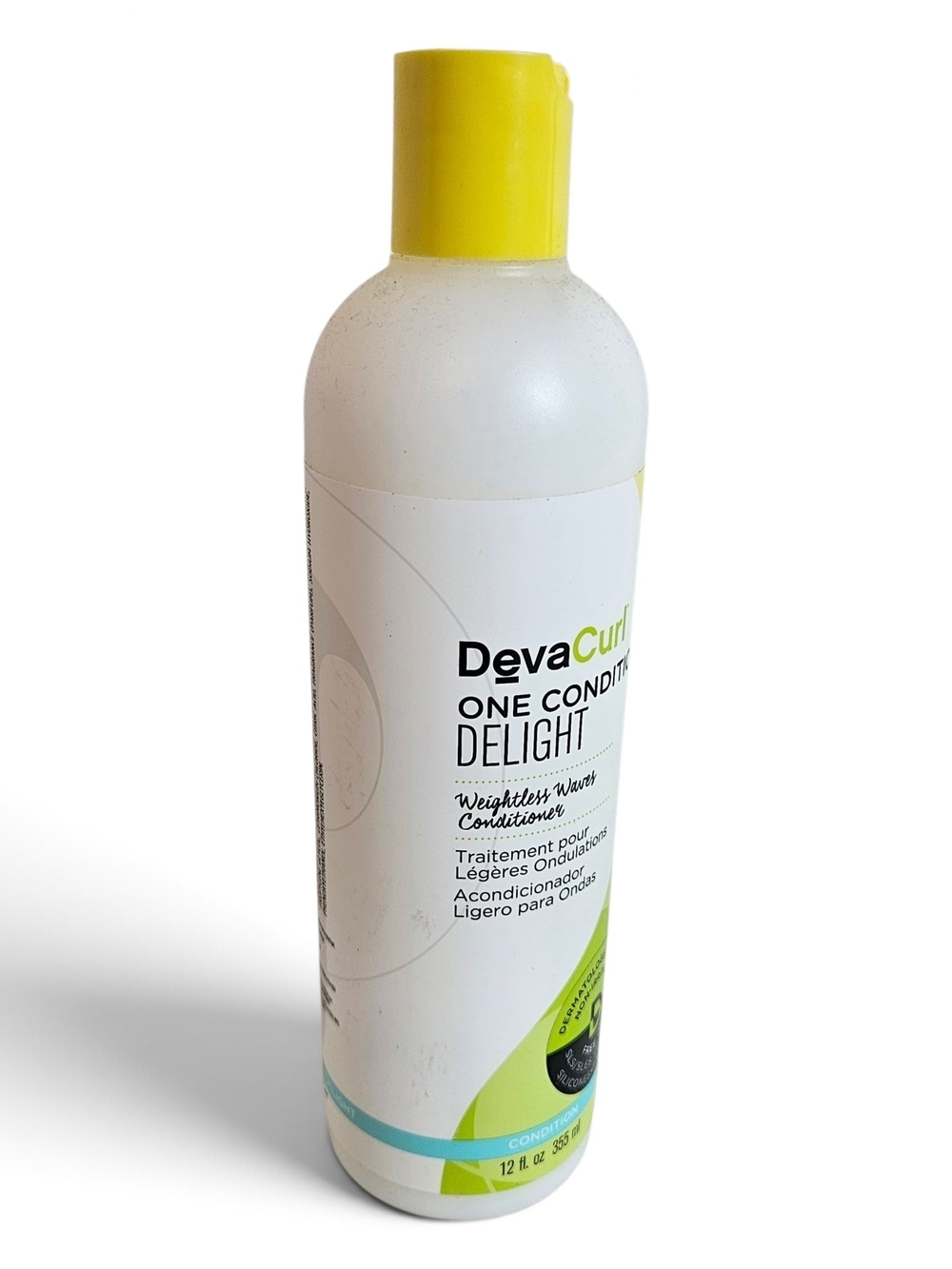 DevaCurl One Condition Delight Conditioner 12 oz Weightless Waves Wavy Hair